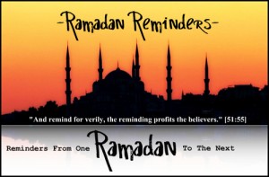 Agar Tidak Kaget Menghadapi Bulan Puasa (Ramadhan)