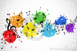 music-notes-color-background-19055313
